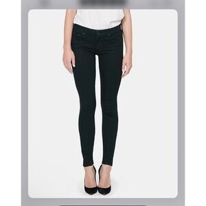 Mother Denim The Looker, Not Guilty Black Skinny Size 27 28in